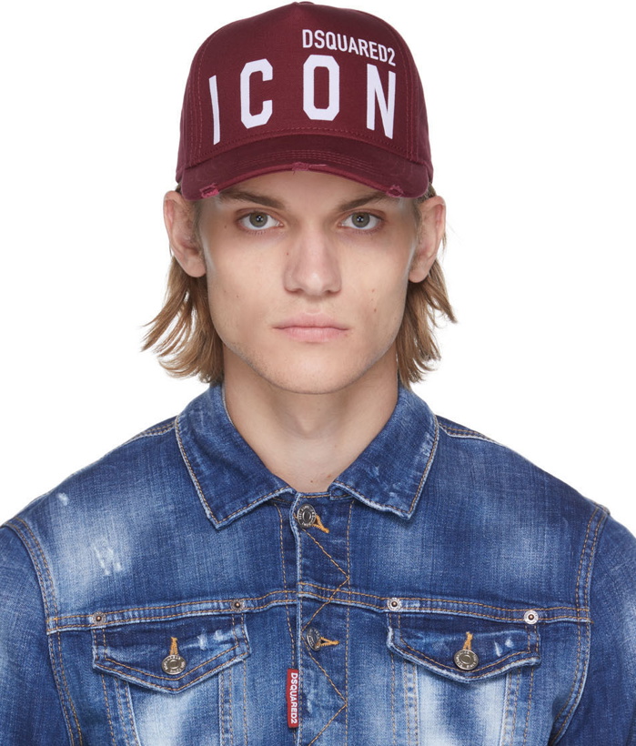 Photo: Dsquared2 Red Be 'Icon' Cap