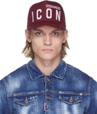 Dsquared2 Red Be 'Icon' Cap