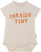 TINYCOTTONS Baby Beige 'Paraíso Tiny' Bodysuit