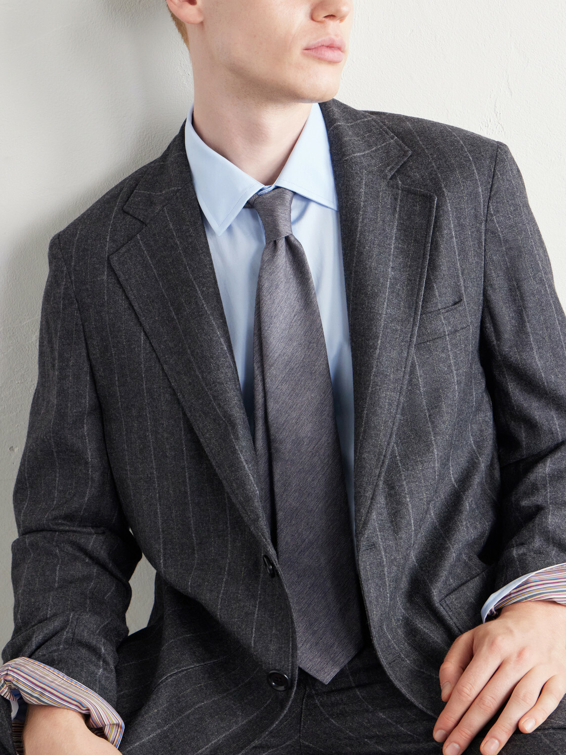 Oliver Spencer - Westbury Striped Wool-Blend Suit Jacket - Gray