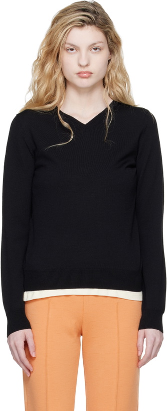 Photo: High Sport Black Billie Vneck Sweater