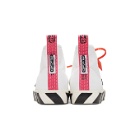 Off-White White and Black Arrows Mid-Top Sneakers