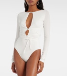 Tove Jennifer cutout crêpe jersey bodysuit