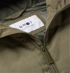 NN07 - Mason 8259 Quilted Cotton-Blend PrimaLoft Hooded Jacket - Green