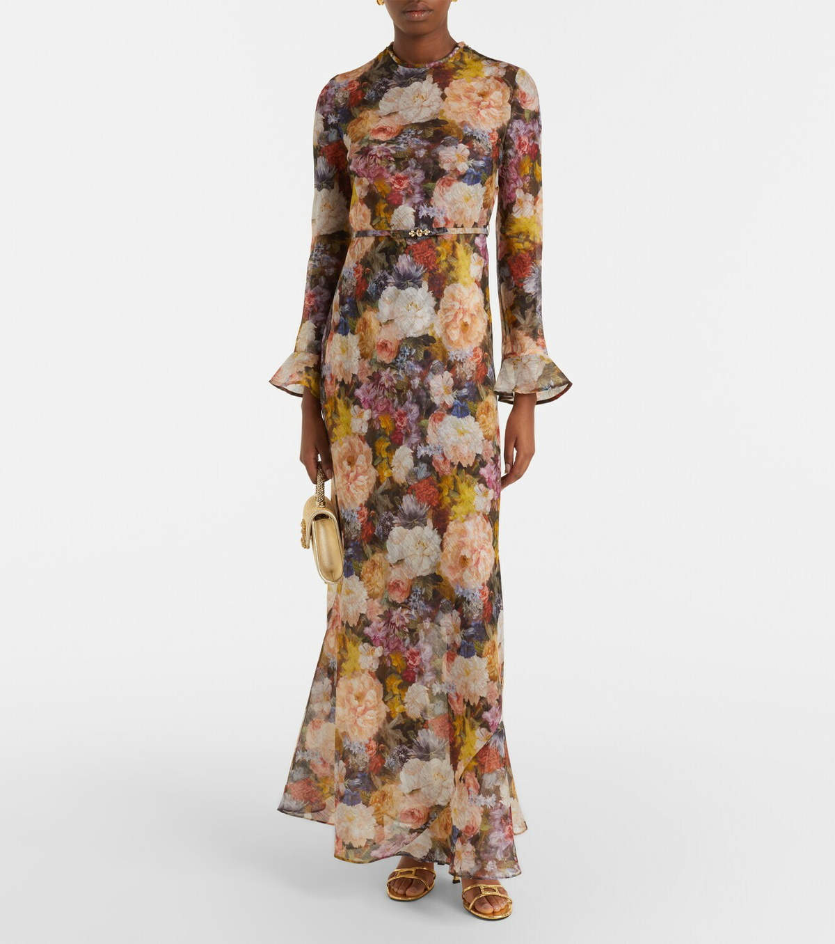 Zimmermann Alchemy belted floral maxi dress