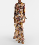 Zimmermann Alchemy belted floral maxi dress