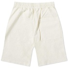 Sporty & Rich Wimbledon Gym Shorts in Milk/Washed Hydrangea
