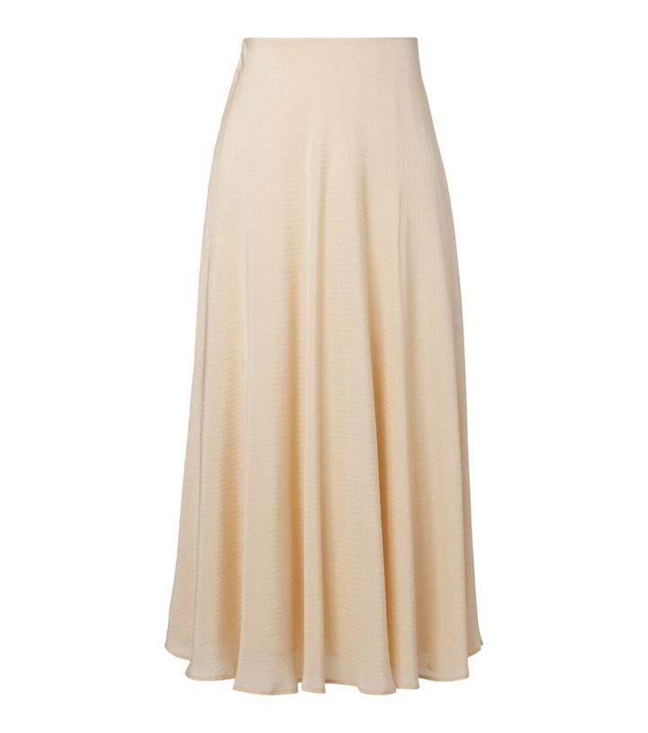 Photo: Loro Piana Erika silk midi skirt