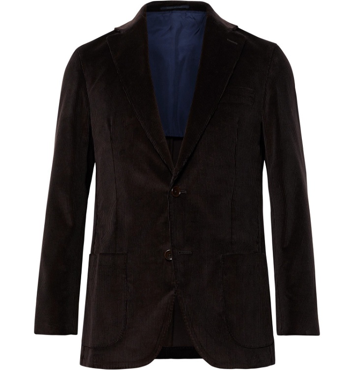 Photo: Sid Mashburn - Chocolate Kincaid No 1 Cotton-Corduroy Suit Jacket - Brown