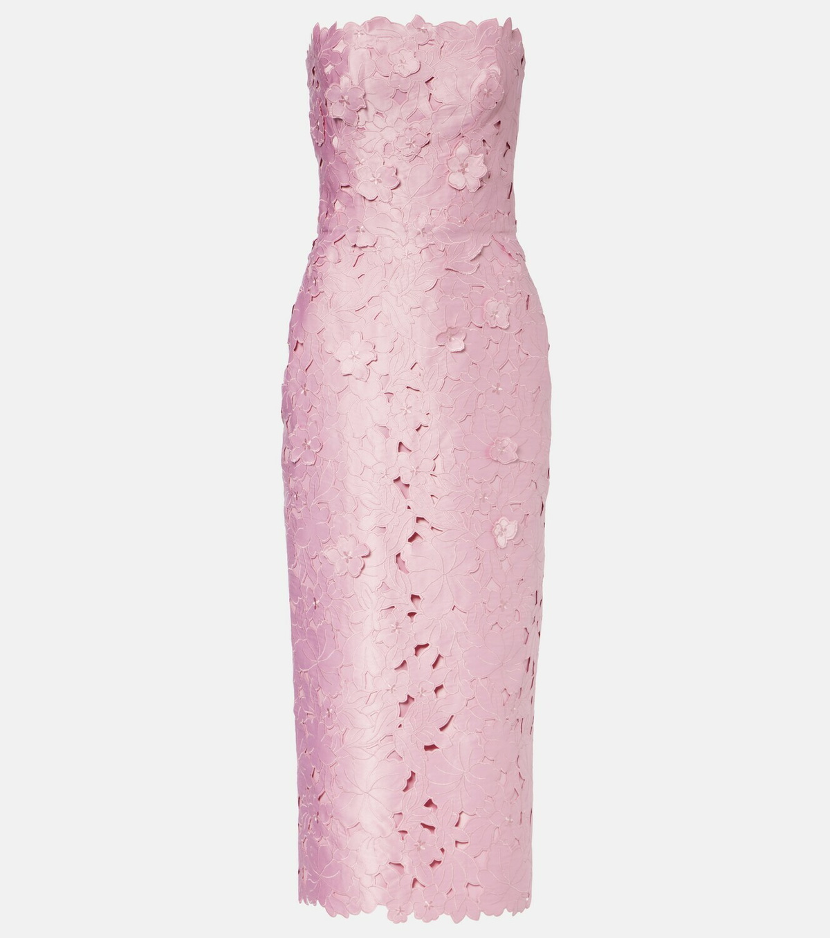 Costarellos Astelle guipure lace cocktail dress