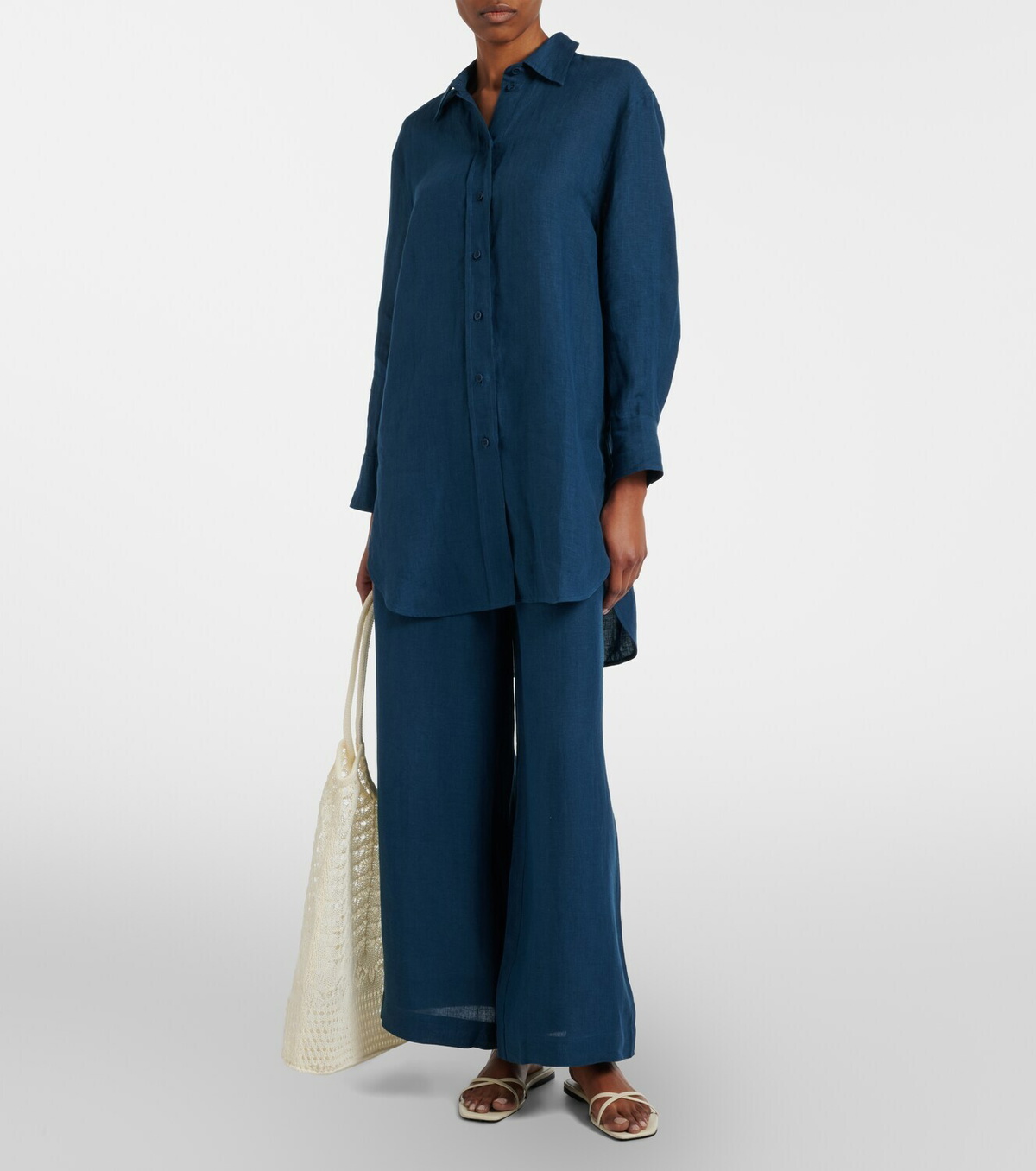 Eres Select linen wide-leg pants