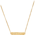 Dear Letterman SSENSE Exclusive Gold Alina Pendant Necklace