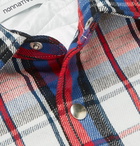 nonnative - Thinsulate Checked Cotton Overshirt - Men - Red