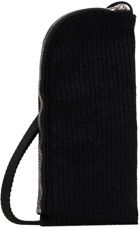 Rick Owens Drkshdw Black Phone Holder Pouch