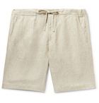 Loro Piana - Slim-Fit Linen Drawstring Shorts - Neutrals