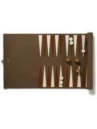 Métier - Portable Leather Backgammon Set