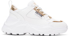 Versace Jeans Couture White Speedtrack Low Top Sneakers