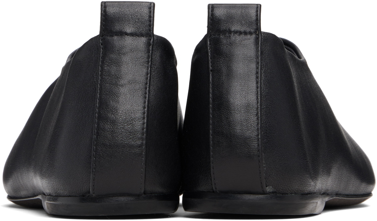 Dries Van Noten Black Square Toe Loafers