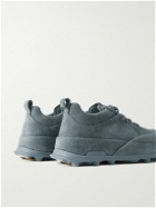 Jil Sander - Distressed Suede Sneakers - Blue
