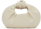 GIA STUDIOS Beige Mini Croissant Top Handle Bag