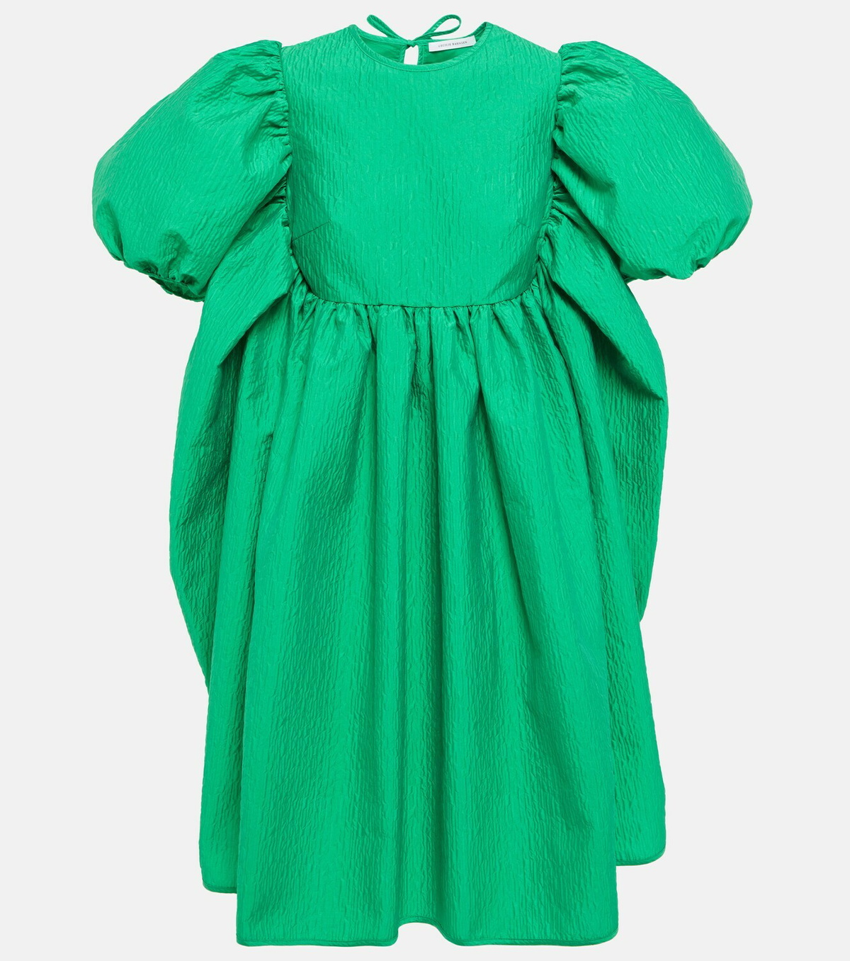 ワンピース CECILIE BAHNSEN Green silk blend Soon mini dress 1.