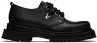 AMI Alexandre Mattiussi Black Leather Derbys