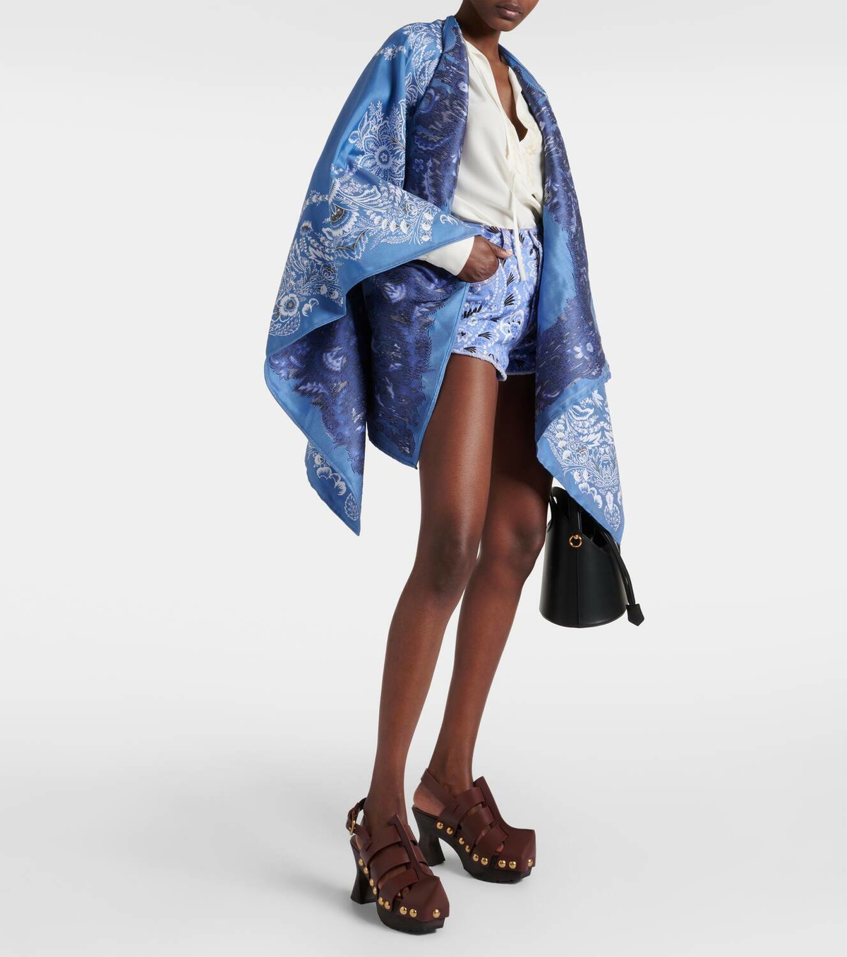Etro Printed cape