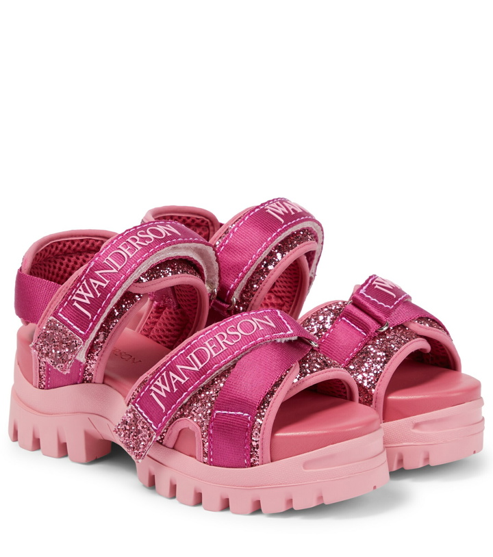 Photo: JW Anderson - Glitter embellished sandals