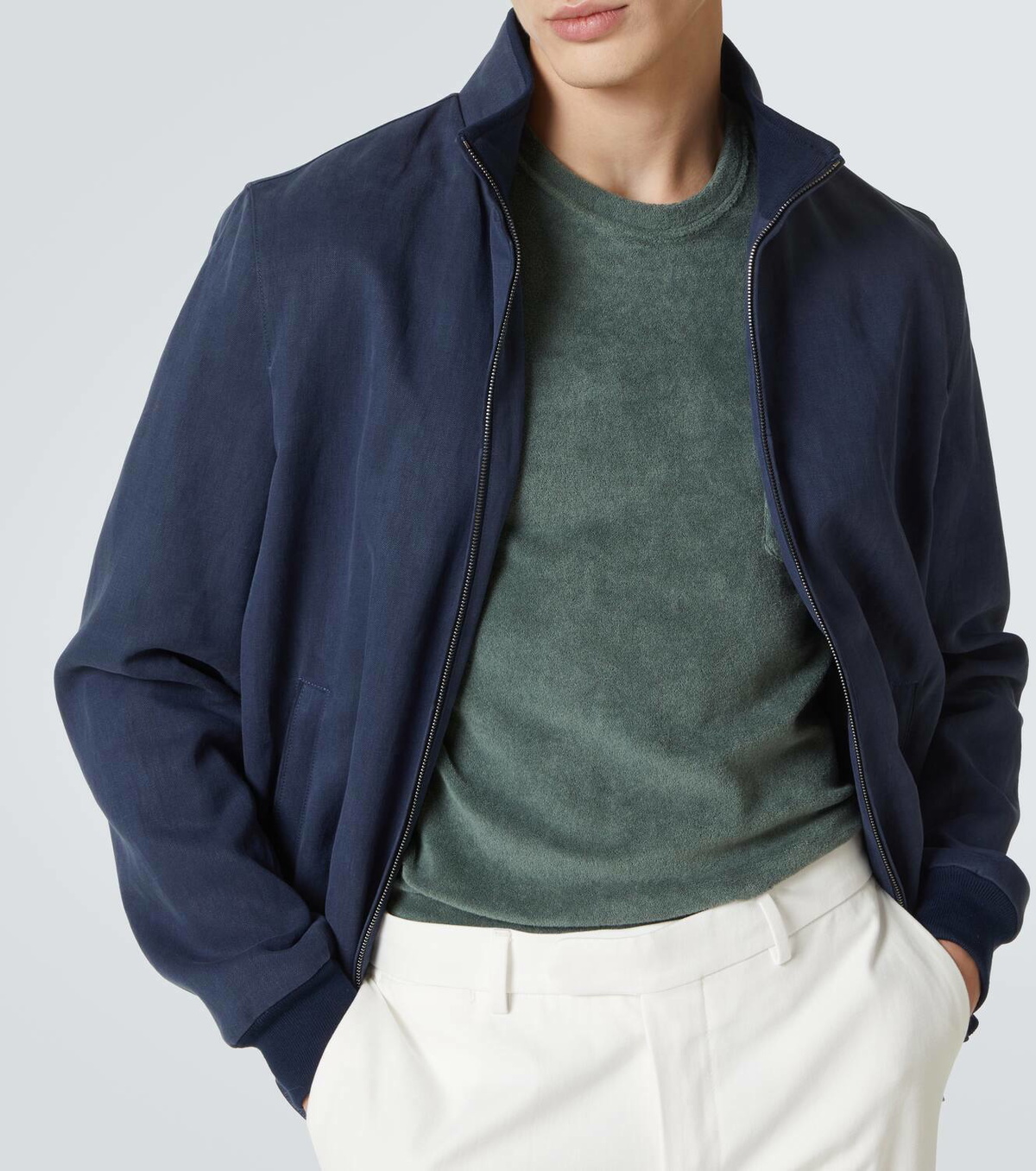 Thom Sweeney Cotton jersey T-shirt