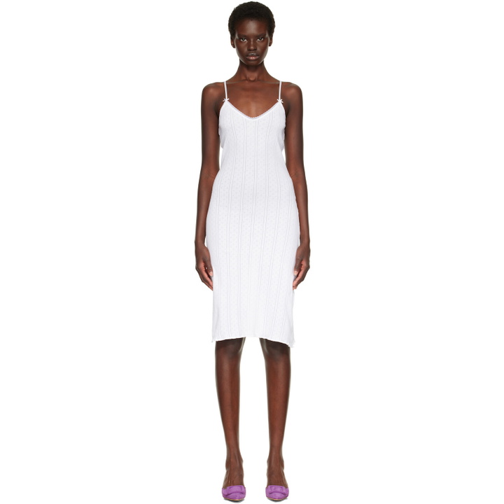 Photo: Cou Cou White 'The Midi Slip' Midi Dress