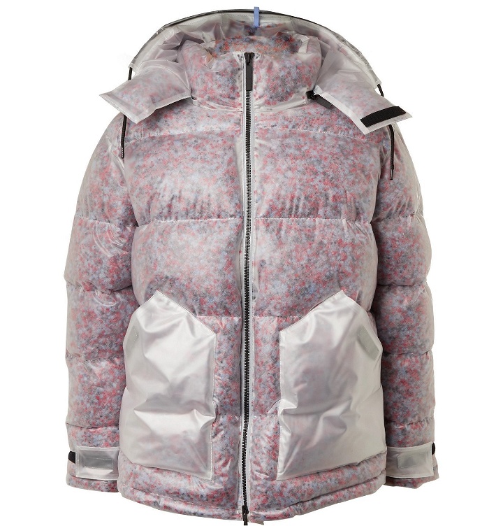 Photo: MCQ - Oversized Appliquéd Quilted PU Hooded Jacket - White