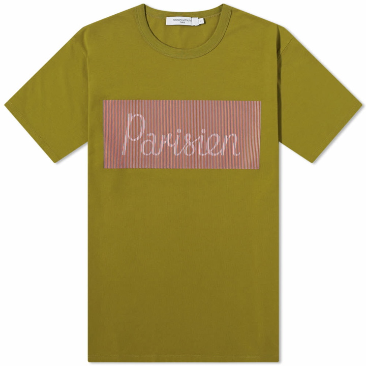 Photo: Maison Kitsuné Men's Parisien Classic T-Shirt in Avocado