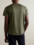 Loro Piana - Silk and Cotton-Blend T-Shirt - Green