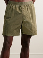 NN07 - Warren 1442 Straight-Leg Mid-Length Recycled Swim Shorts - Green