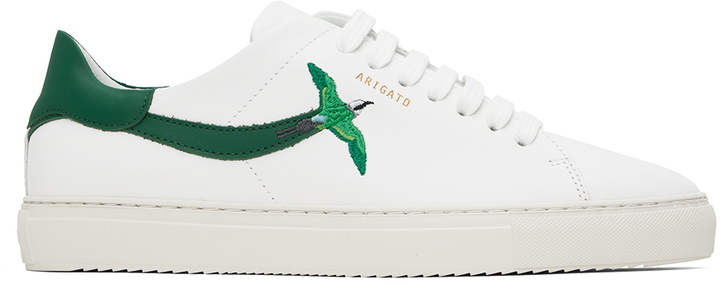 Photo: Axel Arigato White & Green Clean 90 Sneakers