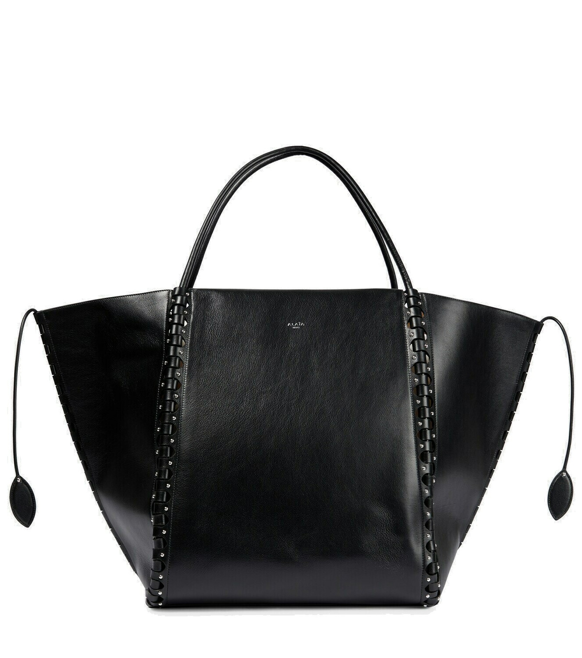 高級感レザー【人気】★ALAIA☆Le Hinge Mini leather tote Le Hinge Mini leather tote in black - Alaia | Mytheresa