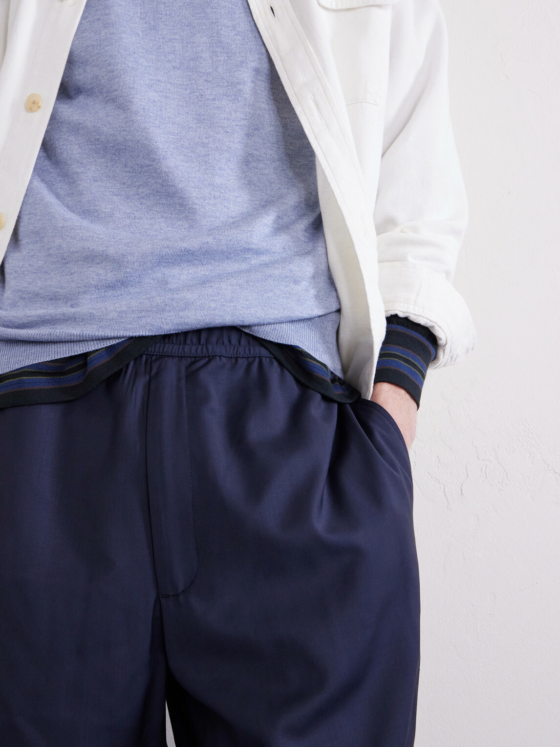Altea - Maglia Cotton and Cashmere-Blend T-Shirt - Blue