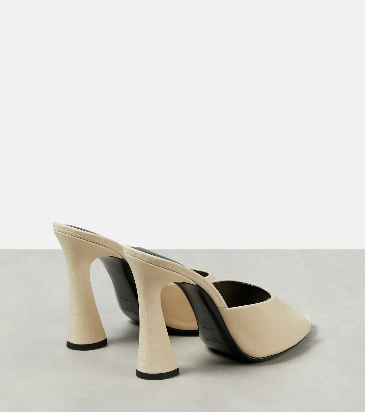 Saint Laurent Suite silk satin mules Saint Laurent