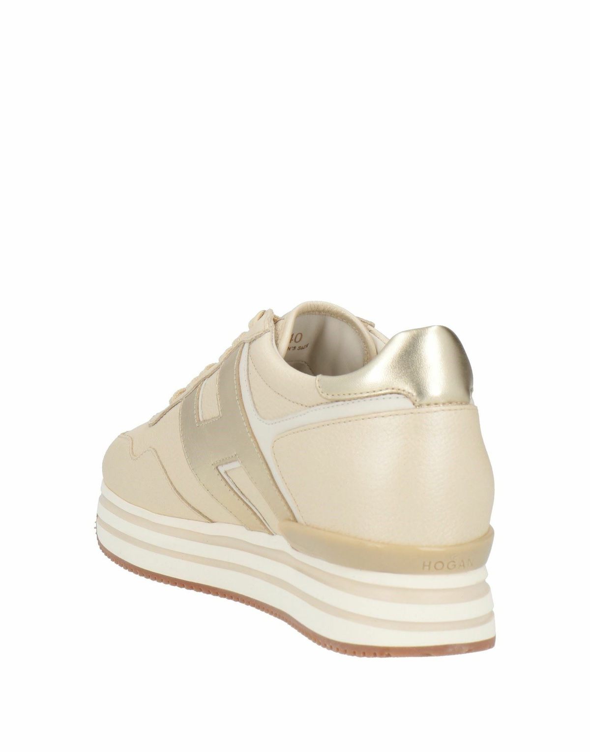 Hogan Womens Sneakers in Gold