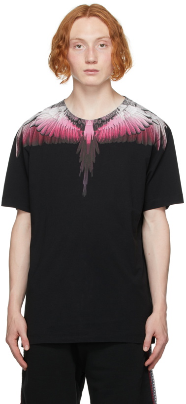 Photo: Marcelo Burlon County of Milan Black & Pink Wings T-Shirt