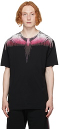 Marcelo Burlon County of Milan Black & Pink Wings T-Shirt