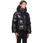 Valentino Black Down VLTN Hooded Coat