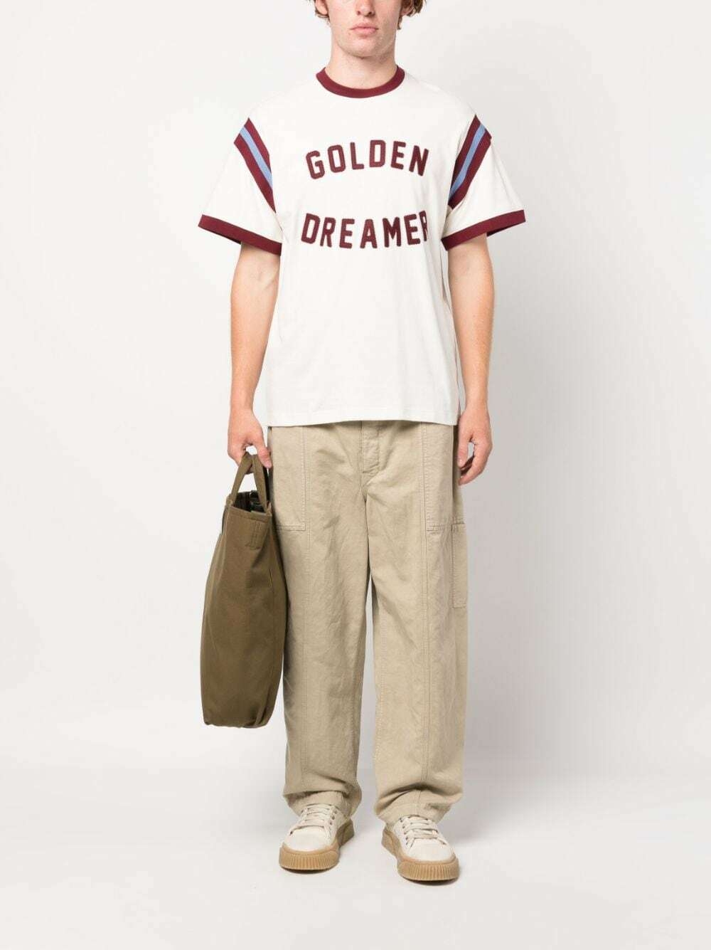 GOLDEN GOOSE - Printed Cotton T-shirt Golden Goose Deluxe Brand