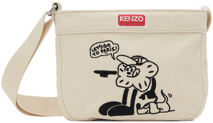 Photo: Kenzo Off-White Small Kenzo Paris Boke Boy Travels Bag
