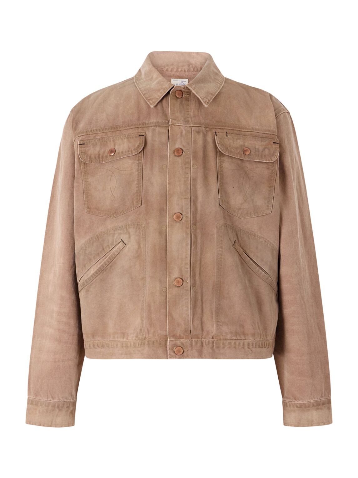 【RRL】ASHFORD CRS-SHIRT JACKET WOOL BLEND RRL: Brown Ashford Shirt Jacket | SSENSE