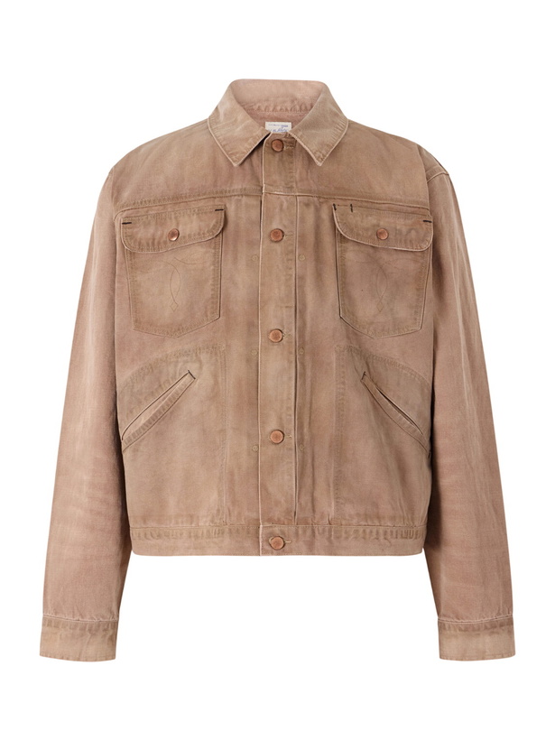 Photo: RRL - Cotton-Canvas Trucker Jacket - Red