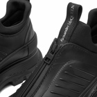 Alexander McQueen Men's Tread Sole Zip Sneakers in Black