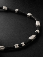 M. Cohen - Dryp Sterling Silver Beaded Bracelet - Black