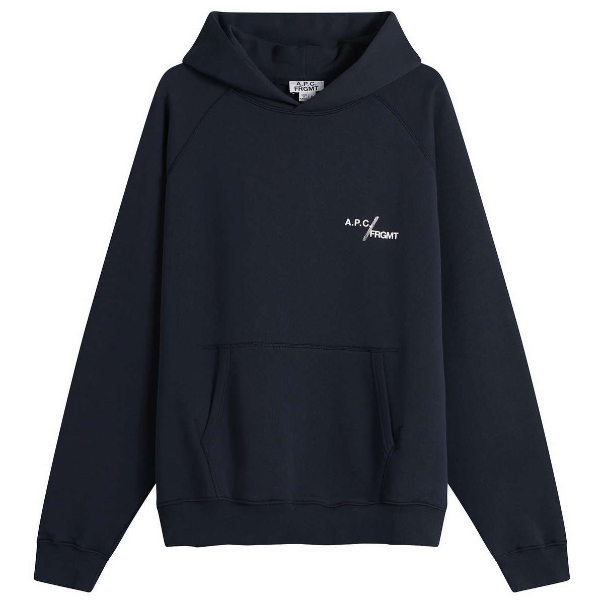 A.P.C. Men's FRGMT. Duck Hoodie in Dark Navy
