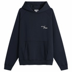 A.P.C. Men's FRGMT. Duck Hoodie in Dark Navy